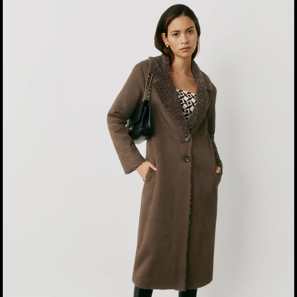 Brand New Reformation Edythe Coat